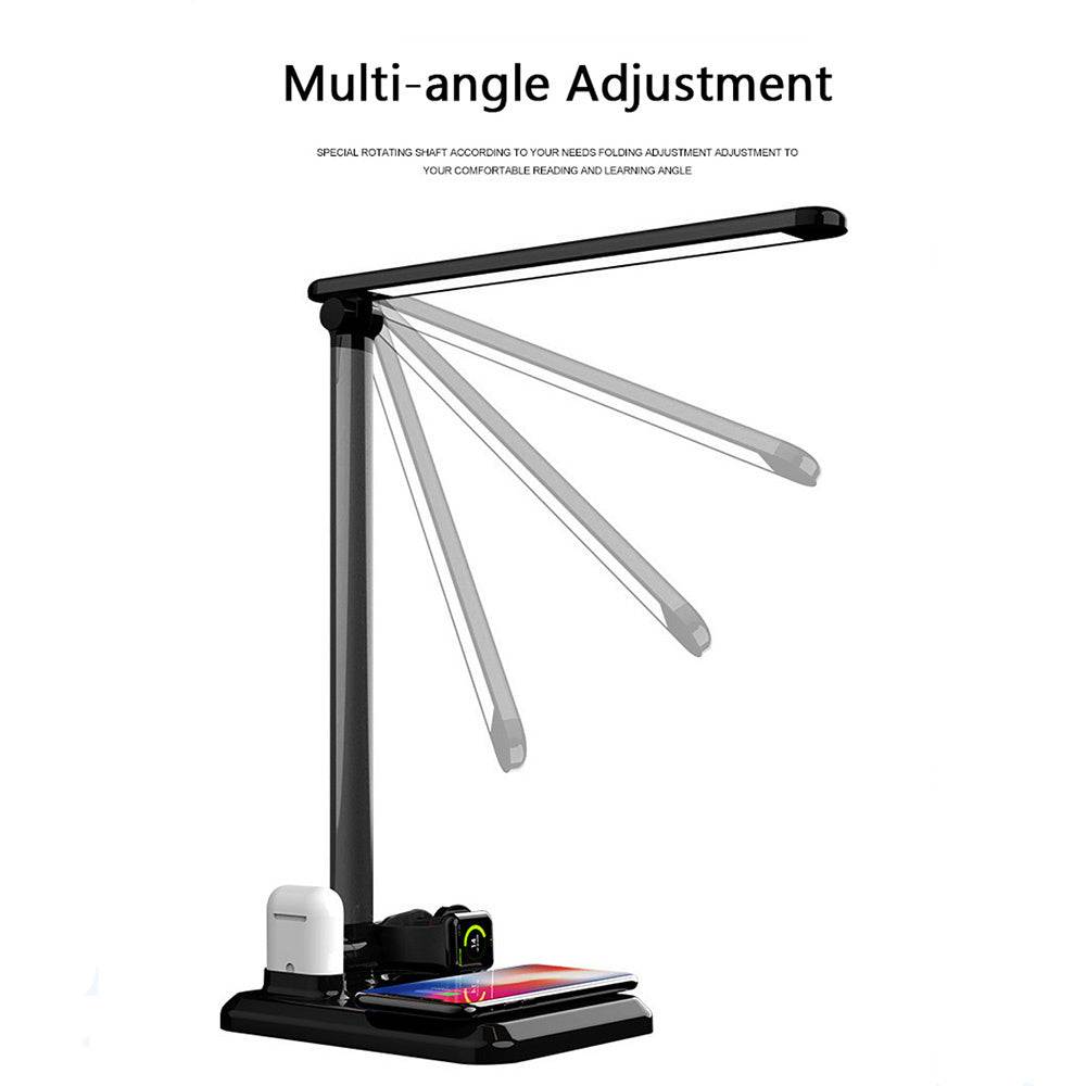 4 in 1 LED Desk Lamp Light  Wireless Charger - HD Wireless Product #4