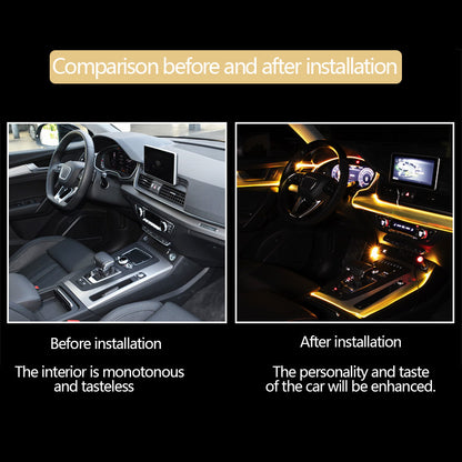 Car Fiber Optic Ambient Light Modified Car Interior Cool Light APP Rhythm Light 3575669546461