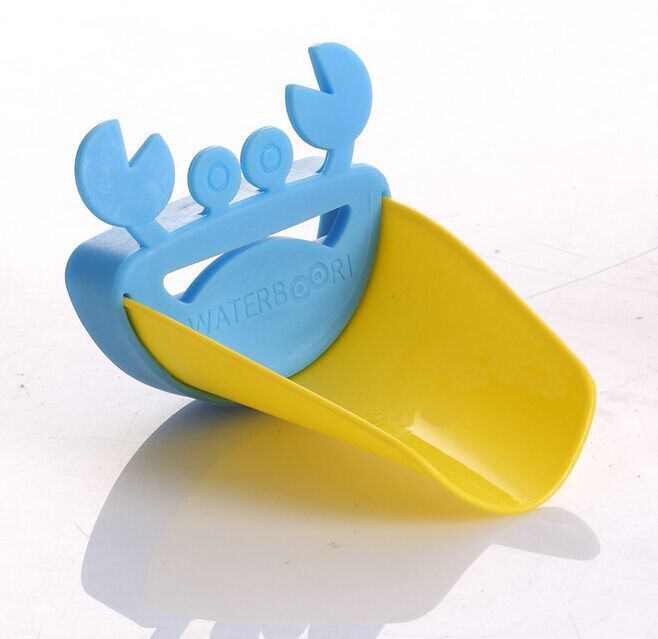 Children Bathroom Frog Crab Shape Faucet Extender Water-saving Cartoon Kids Wash-hand Faucet Extension Bathroom Accessories 3