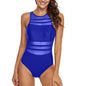 Sexy mesh swimsuit turtleneck swimsuit 359332604638