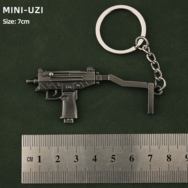 Alloy P92 Model G17 Sand Eagle Left Wheel Keychain 359912bc 3d7f 44f4 b448 0c3ec9774bc9