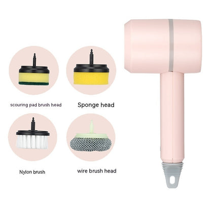 Electric Cleaning Brush Dishwashing Brush Automatic Wireless USB Rechargeable Professional Kitchen Bathtub Tile Cleaning Brus