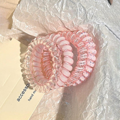 Telephone Wire Hair Ties Hair Rope Hair-binding High Elasticity Not Tight Hair 35a1c77b 51ad 45d0 b893 05ad9fda3f2f