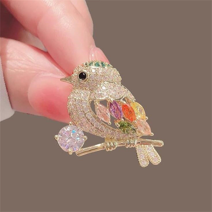 Full Diamond Animal Magpie Bird Brooch 35a8851c 15f6 4121 a586 83cccc233525