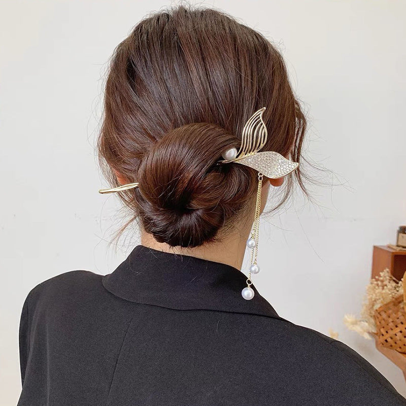 Mermaid Tail Tassel Hairpin Pearl Rhinestone 35b2db90 987e 40f8 b6b4 dfcd04f25683