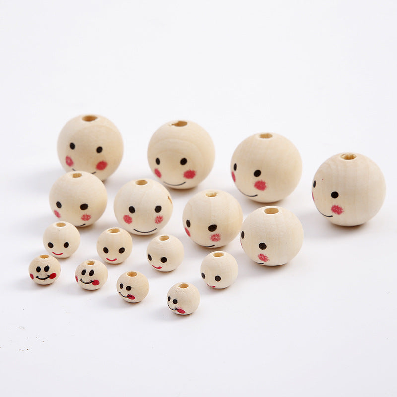 DIY Children's Log Color Smile Doll Head Beaded Accessories 35c8a513 3167 4fcc 9298 80f4a825b4c1