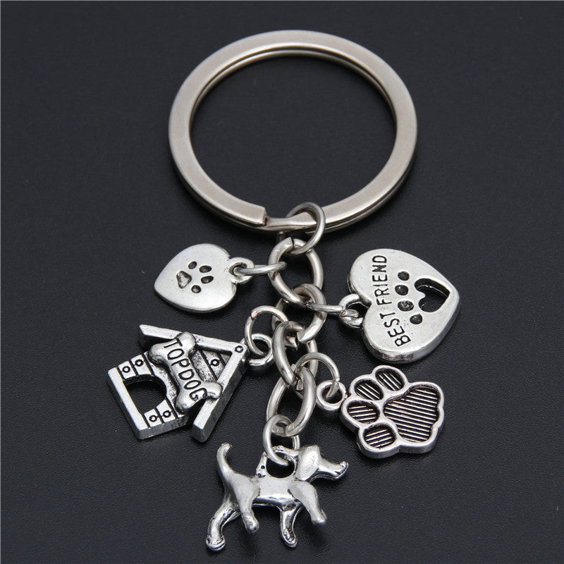 Small Animal Pet Dog Heart Keychain 35df4026 444d 4645 bd94 86dfc9a2004a