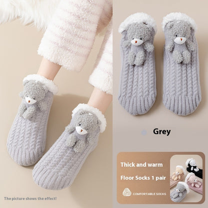 Women's Thick Socks Winter Fleece Lined Padded Warm Keeping Lambswool 35e4e61c 4862 46f9 a551 fb394bb6c25f trans
