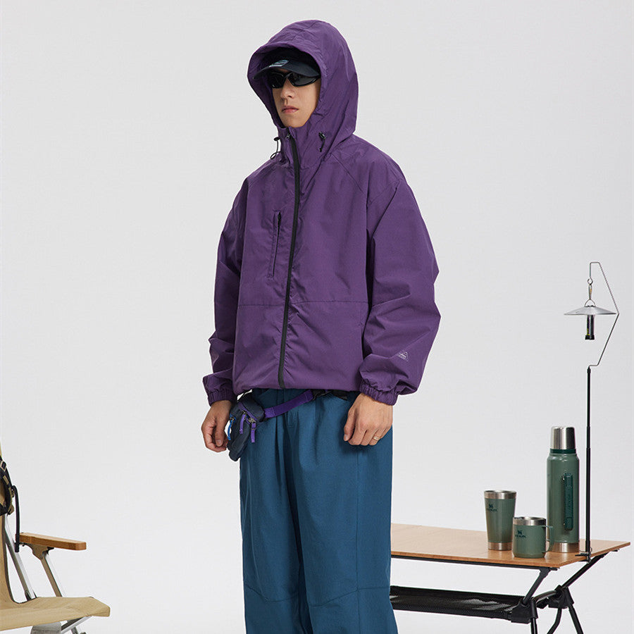 Men's And Women's Fashion Simple Outdoor Sports Shell Jacket 35e99a2b eef9 4f09 99be 9dbc5a7c0434