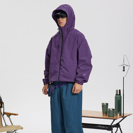 Men's And Women's Fashion Simple Outdoor Sports Shell Jacket 35e99a2b eef9 4f09 99be 9dbc5a7c0434