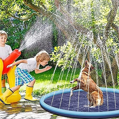 Dog Sprinkler Outdoor Toys Dog Swimming Mat Anti-Slip Dog Pool Splash  Pad 35ee5ba4 b217 4d08 9d1c b660537fc536