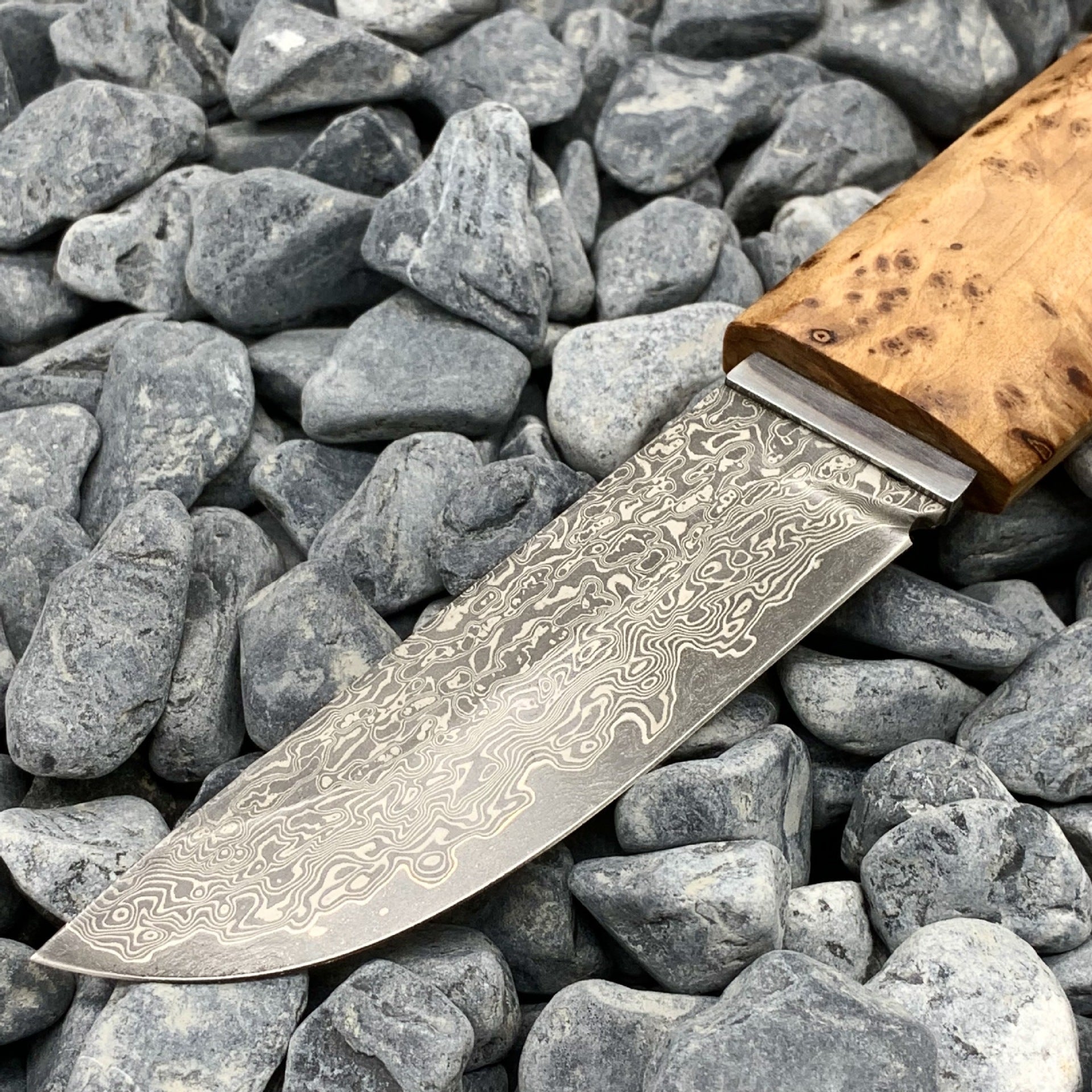 Outdoor Camping Forging Damascus Pattern Steel Short Knife 35fa0f95 6e87 44bd adaa af02c8603bd0