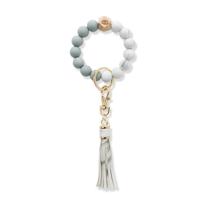 Silicone Wrist Keychain Handmade Beaded Leather Tassel Bracelet 3602d02e 5422 47da 9d06 d90ed57711be