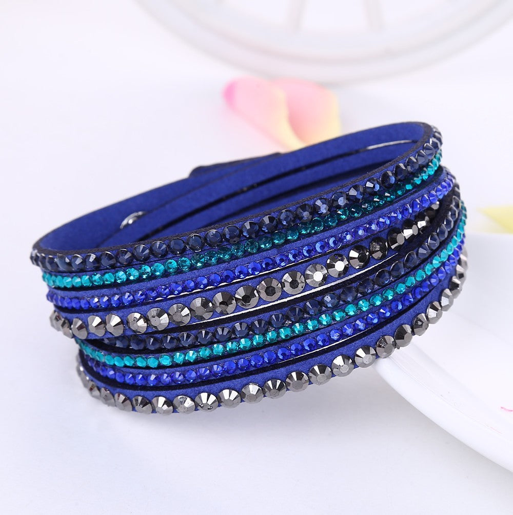 Korean velvet crystal bracelet 3610221850560