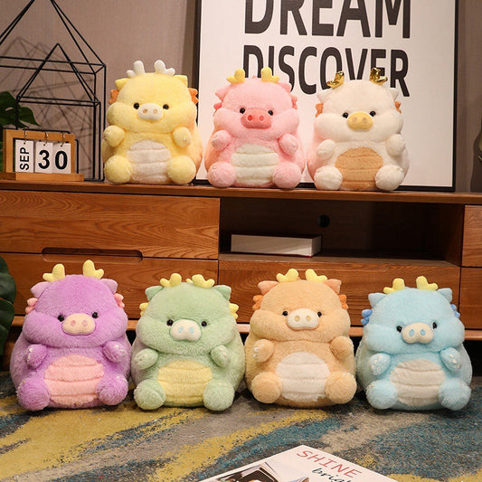 Cute Dragon Pig Doll Plush Toy Sleeping Pillow 361f6aac bec2 439d 8809 ff3d4ca56f9f