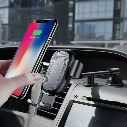 Gravity Bracket Wireless Charging Car Two-in-one Wireless Charging Bracket Charger 3620149944741