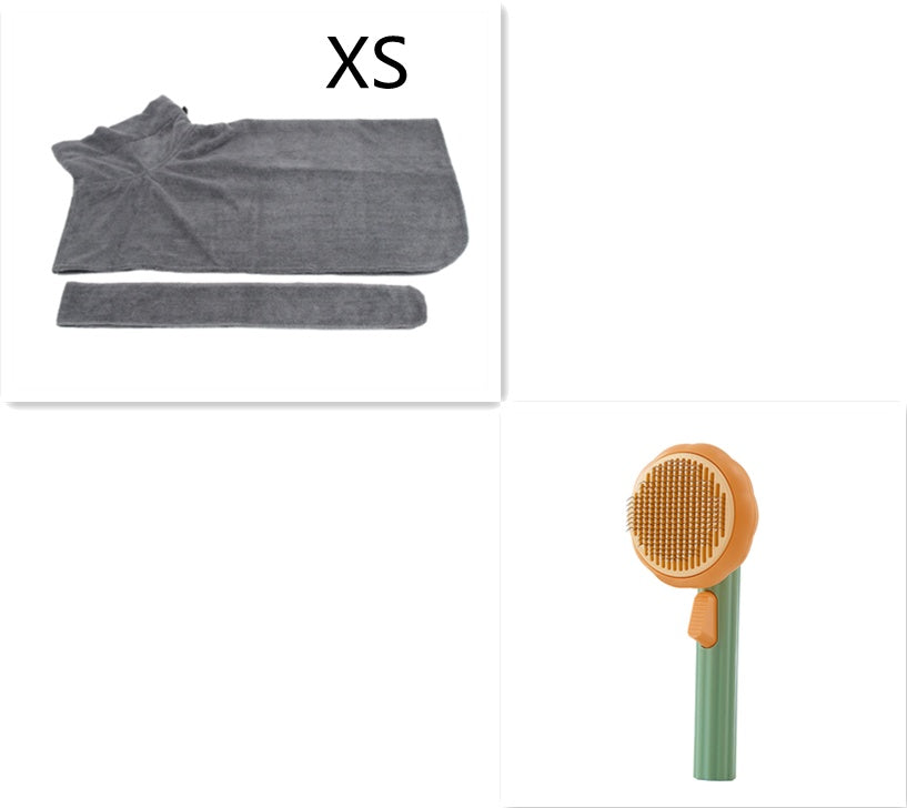 New Pet Cat Brush Hot Selling Hand-held Steel Wire Self-cleaning Comb Looper For Hair Removal 3621f899 f9f2 44fa bf7e a568662
