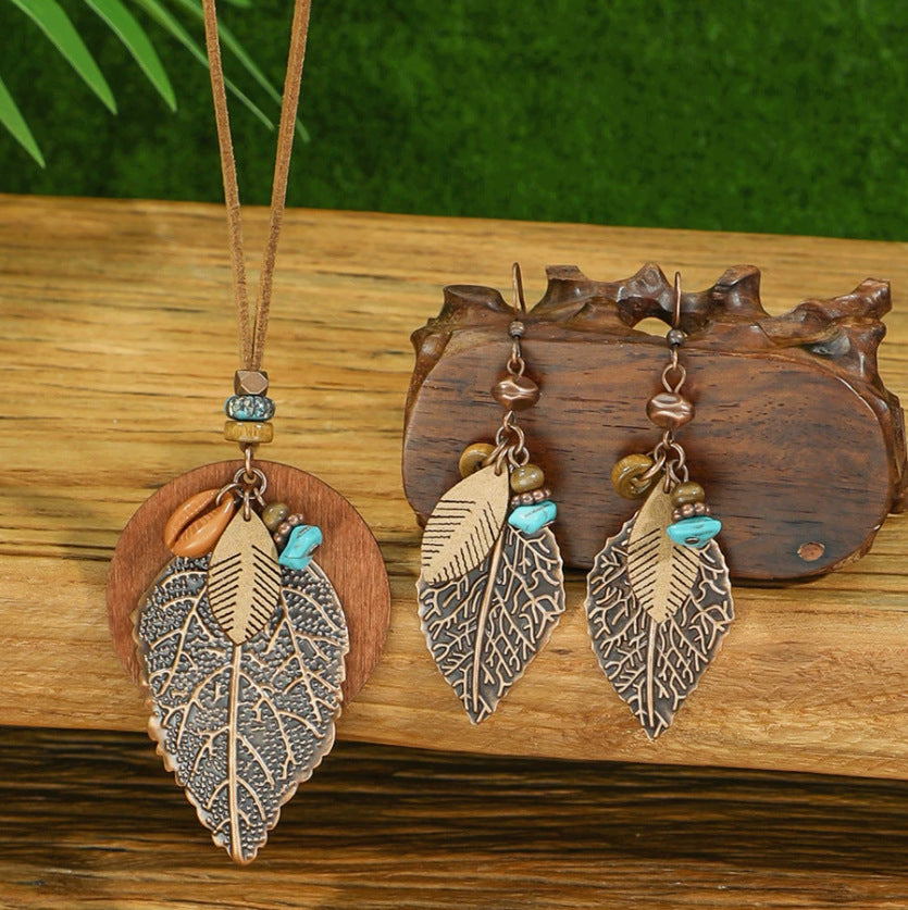 Cross-border Earrings Necklace Bohemian Retro Outfit 3627e817 28a4 4c35 b4b0 c12d0ae5afa3