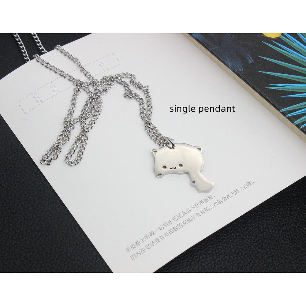 Hug Cat Necklace Girlfriends Cute Cartoon Men And Women 36327fd1 0cc0 4b3b b899 017a0635df52