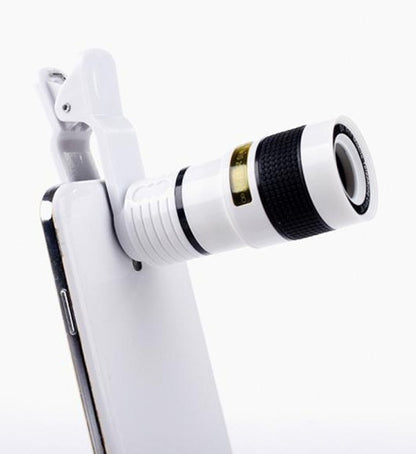 Zoom Mobile Phone Clip-On Retractable Telescope Camera Lens For  Galaxy S3 S4 S5 S6 S7 Edge Phone - 图片 7