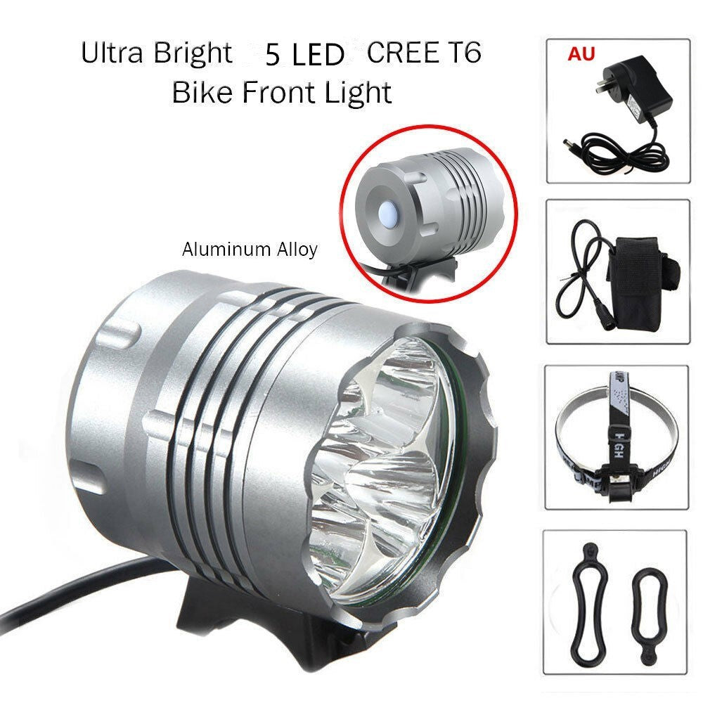LED Mountain Bike Headlight 5T6 Bicycle Light 3638110104875