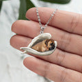 New Unique Dogs And Cats Sleeping Angel Pendant Car Key Ring 363ab76a dcc7 42c0 9562 6b57c27acf5f