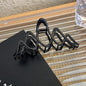 Metal Wave Clasp Large Back Scoop 365155a5 f8c0 4ec3 b294 6b22515e3828