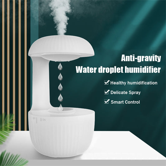 Anti-gravity Air Humidifier Mute Countercurrent Humidifier Levitating Water Drops Cool Mist Maker Fogger Relieve Fatigue 3652