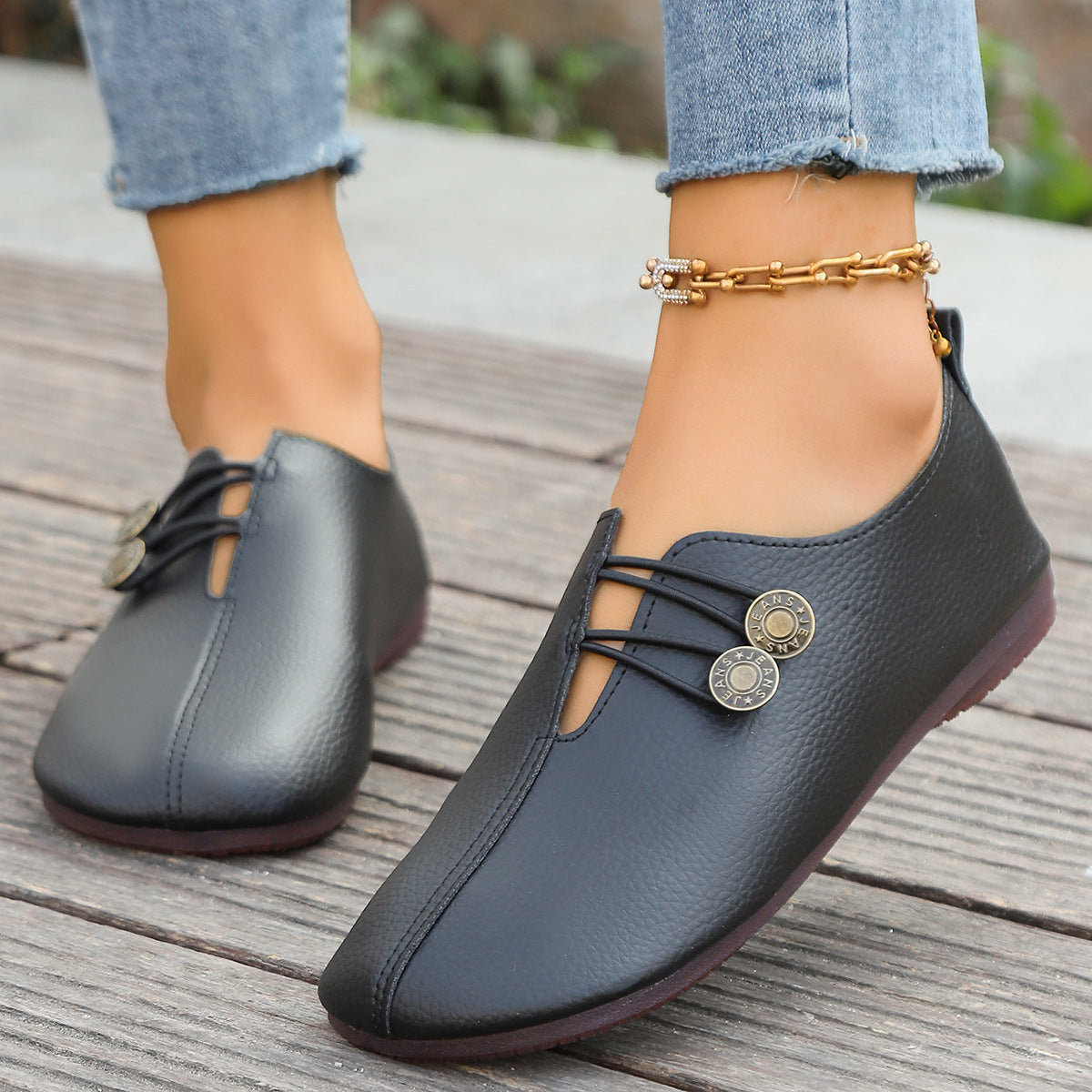 New Soft Leather Casual Autumn Low-cut Simple Plus Size Women's Shoes 36562939 c528 4cc2 8dc6 2e2cb59943ce