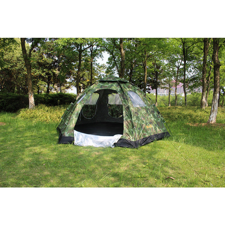 Automatic tent outdoor, 6-8 people, many people, single layer, multi people tent camping, camping trip, factory direct sales 