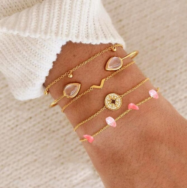 female multi-layer rope chain bracelet jewelry 36649346446197