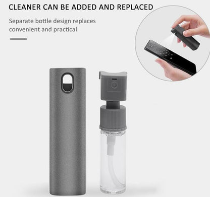 2 In 1 Phone Computer Screen Cleaner Kit For Screen Dust Removal Microfiber Cloth Set - 图片 6