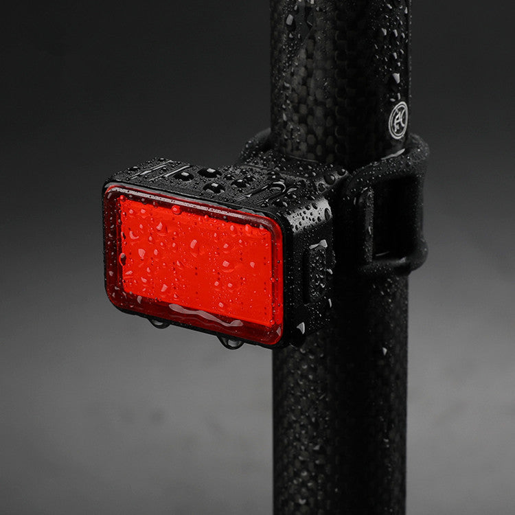 Machfally USB charging smart sensor brake bicycle riding tail light mountain bike COB warning light 366559551440
