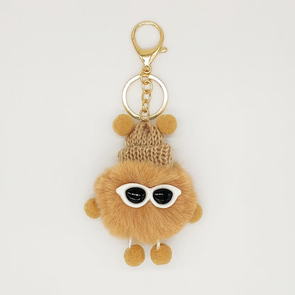Rex Rabbit Fur Small Briquettes Elf Cute Plush Doll Pendant Keychain 366f9a44 bd26 41c7 863e 5d622e022aa3