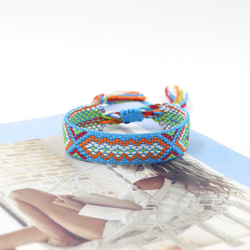 Bohemian Color Woven Bracelet Wristband For Fans 3674b691 a73f 41f6 83cc 9f8ca9d1c408