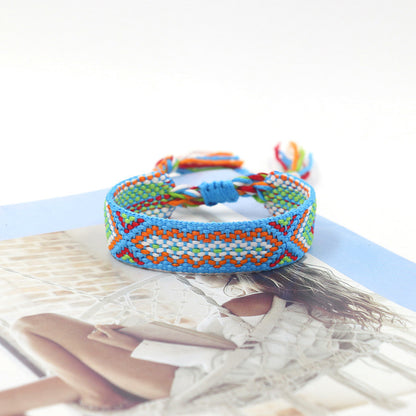 Bohemian Color Woven Bracelet Wristband For Fans 3674b691 a73f 41f6 83cc 9f8ca9d1c408