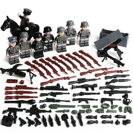 Military Minifigure Small Particle Building Block Toy 367538305417