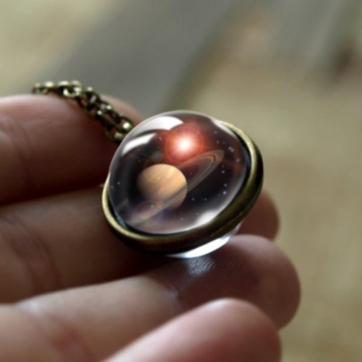 Nebula Galaxy Double Sided Pendant Necklace 36779510327038
