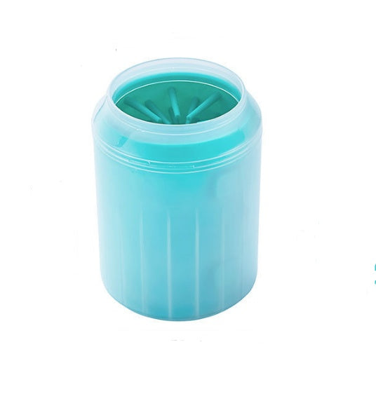 Pet Paw Cleaner Cleaning Kit Cup Soft Brush Can 3680532114926