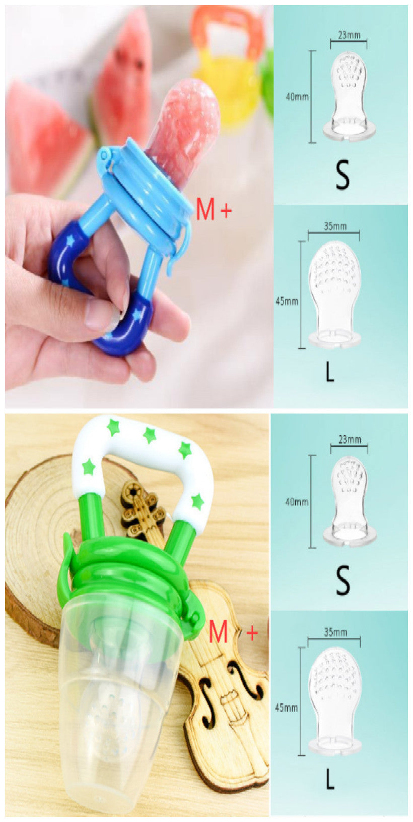 New Baby Silicone Pacifier, Encapsulated To Soothe Complementary Food Feeding Artifact 368781525138