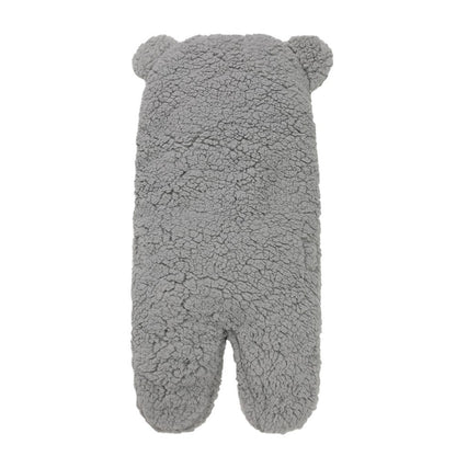 Lamb Plush Sleeping Bag Newborn Baby Swaddling Quilt 3699909261728