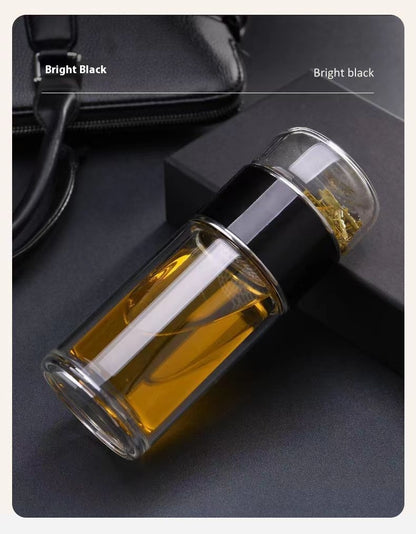 Double Layered Tea Separation Brewing Glass Cup 36b99e63 d9f9 4719 a9df a4a707b20a11 trans