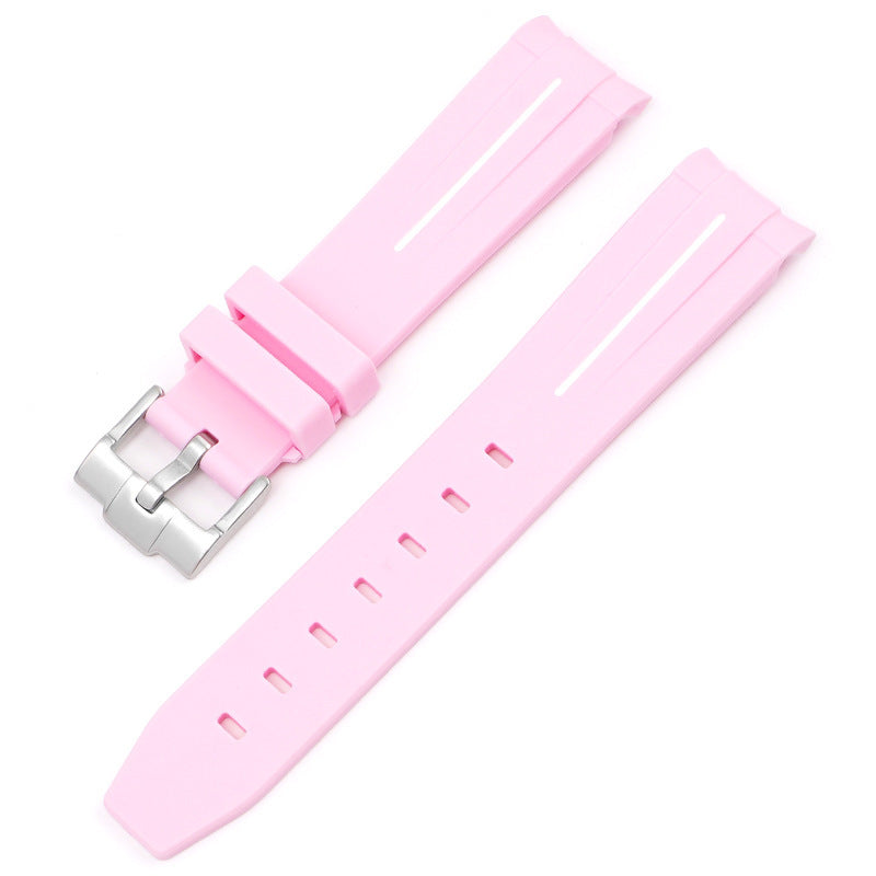 Mercury Arc Rubber Watch Strap Men's And Women's Waterproof 20mm 36c6c2ce 1efc 4ac0 a7f5 a98063719ab3