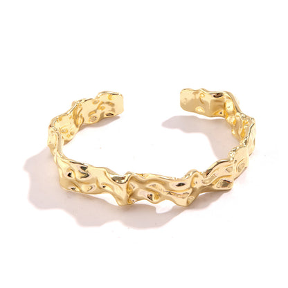 European And American Design Liquid Irregular Lava Bracelet 36da761f 29bf 4985 b580 ebc9ed5d5587