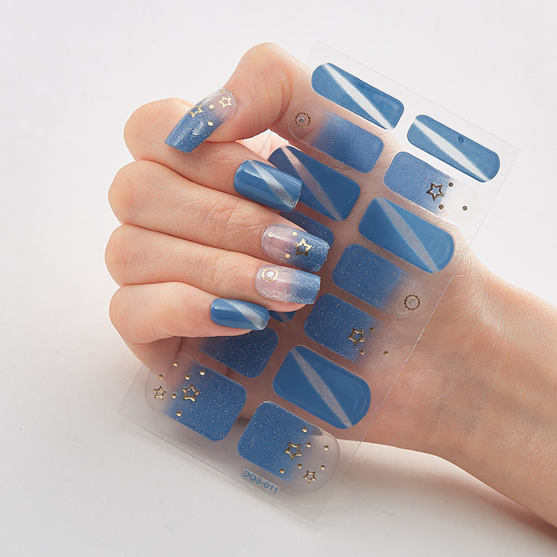 3d Laser Bronzing Craft Nail Applique Nail Sticker - HD Wireless Product #12