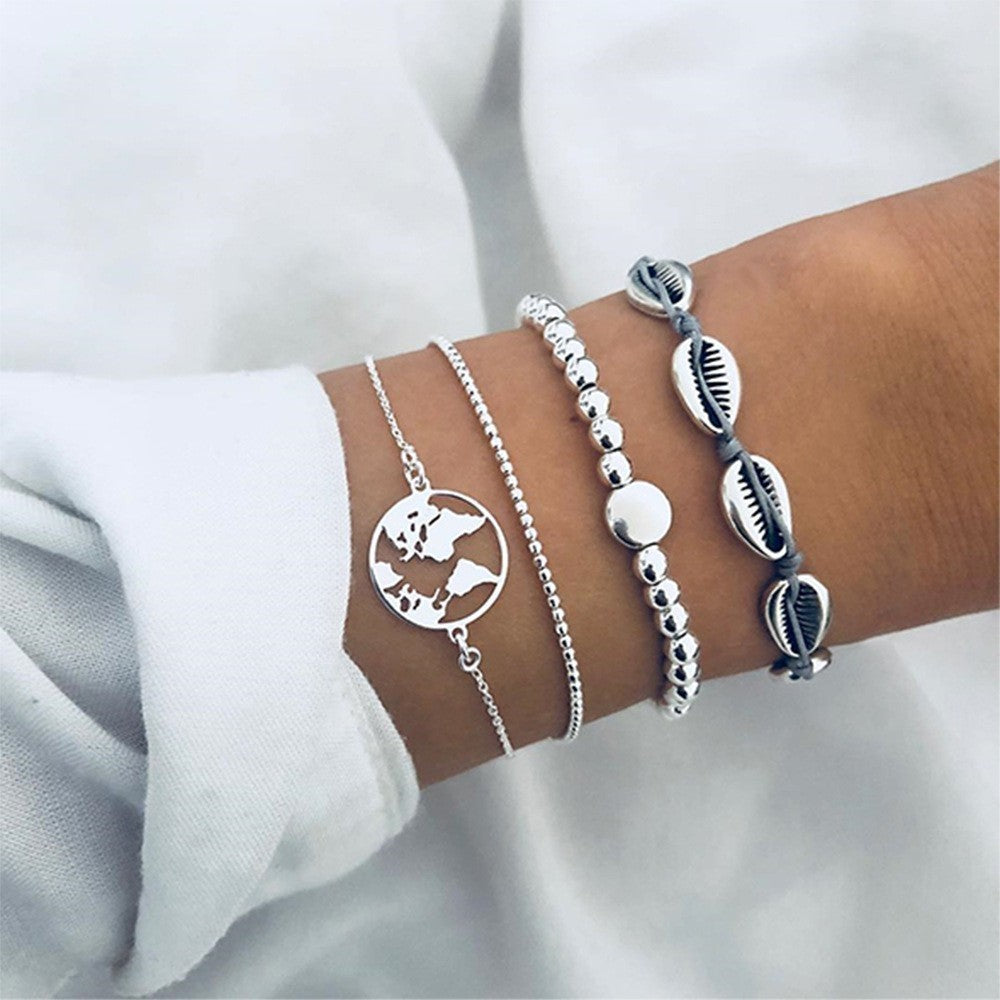 Bohemian Bracelets & Bangles Set Vintage Bead Boho Charm Bracelet For Women Jewelry Accessories Pulseras Mujer Bijoux Femme 3
