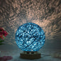 Amazon Hot Selling Creative Linen Table Lamp Novel and Unique LED Intelligent USB7 Color RGB16 Color Remote Control Rattan Ba