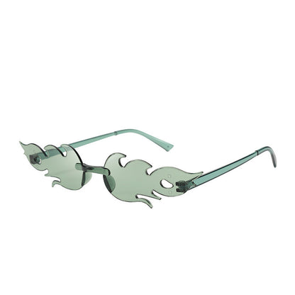 Flame Sunglasses Frameless Personality Colorful 370eb688 29aa 4a2c 88b8 30dacf88af26