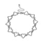 Temperament Geometric Personality Accessories Simple Hollow Love Single Layer Necklace 371804085246