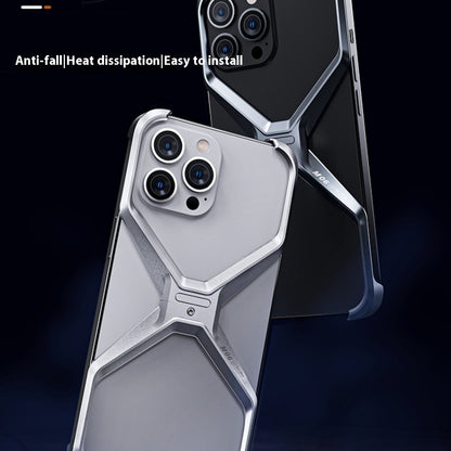 Aluminum Alloy Case New Hollow-out Frameless Heat Radiating Phone Shell 372277a7 a4eb 49c8 879c b0355d41f1c2